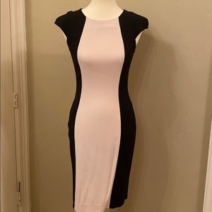French Connection two tone dress
